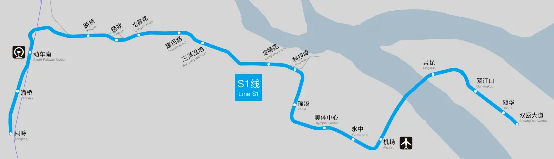 Wenzhou Metro S1 Line.svg